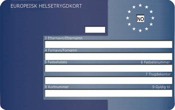 illustrasjon: Europeisk helsetrygdkort erstatter blankett E 111