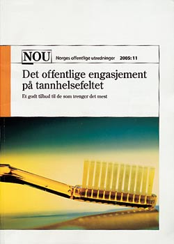 illustrasjon: Tannhelsetjenesteutvalgets innstilling