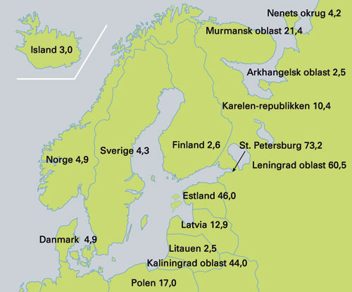 illustrasjon: Hivsituasjonen i våre nærområder