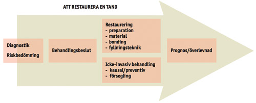 illustrasjon: Att restaurera en tand – är det bra medicin?