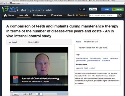 illustrasjon: Totalkostnader for periodontal behandling basert på data fra en spesialistpraksis