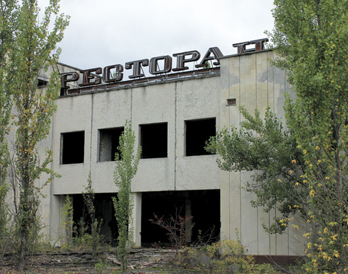 illustrasjon: Lunsj i Tsjernobyl