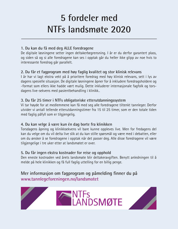 illustrasjon: Om NTFs landsmøte 2020