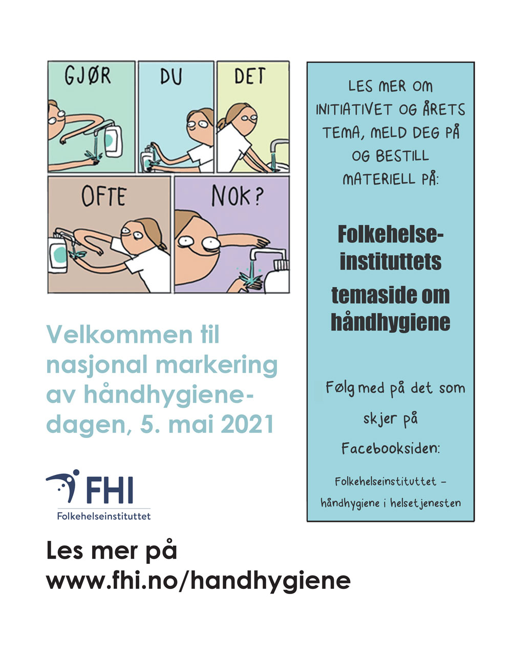 illustrasjon: Handhygienedagen 5. mai