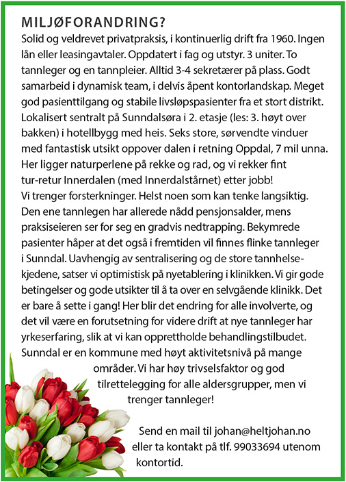stilling miljø