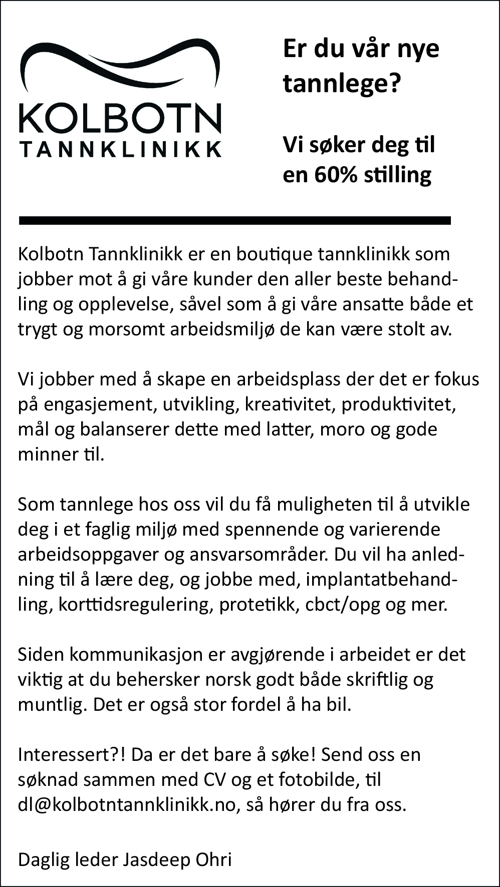 stilling kolbotn23