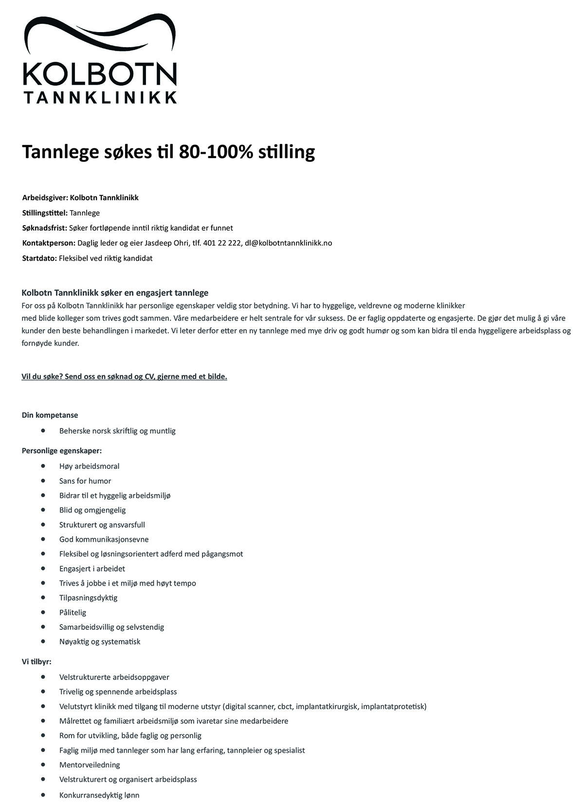 stilling kolbotn23